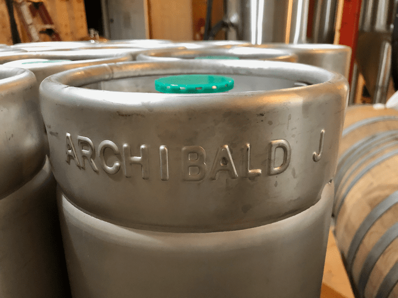 Archibald James cider keg